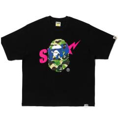 Bape T-Shirt Black White