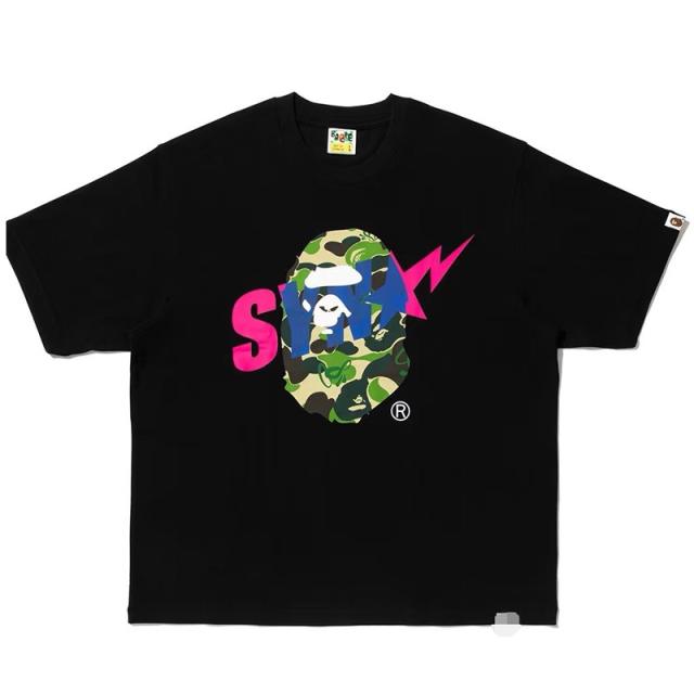 Bape T-Shirt Black White