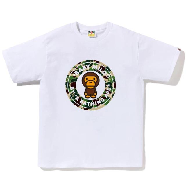Bape T-Shirt Black White