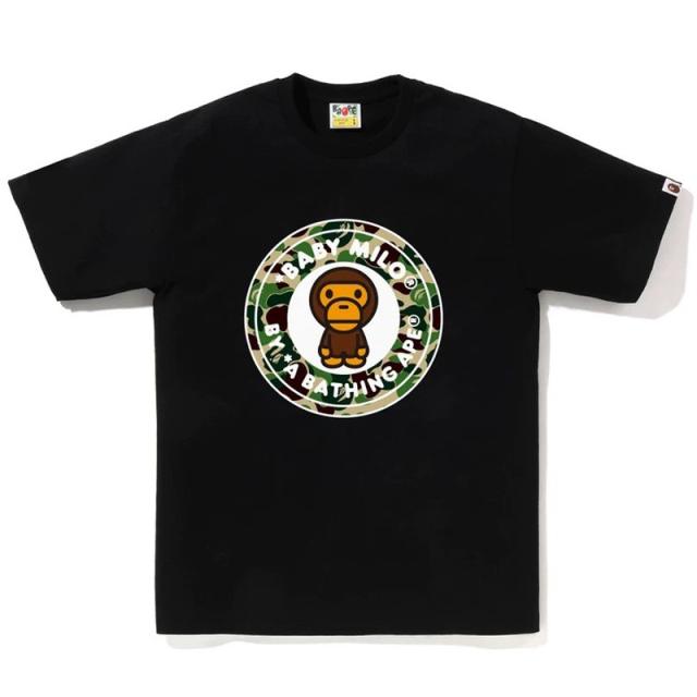 Bape T-Shirt Black White