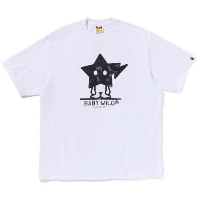 Bape T-Shirt Black White