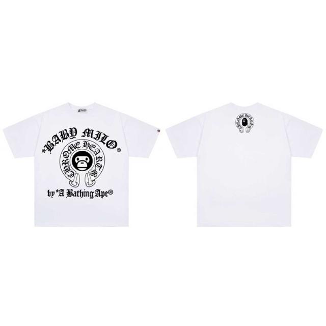 Bape x CH T-Shirt Black White