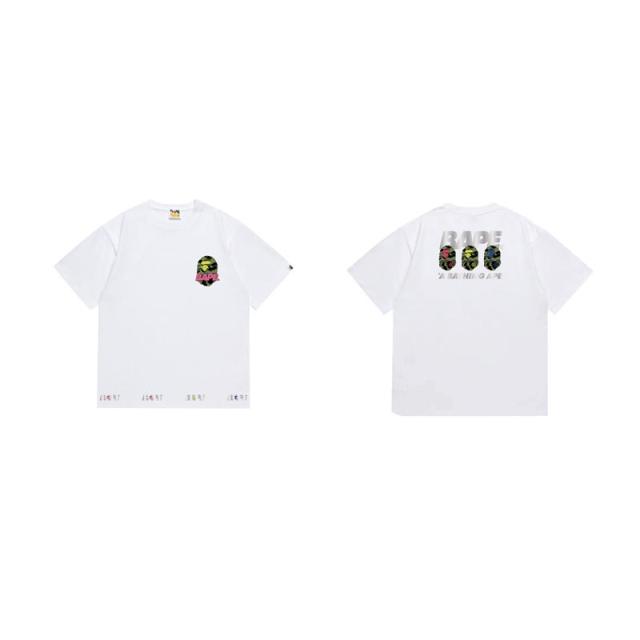 Bape T-Shirt Black White
