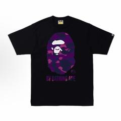 Bape Purple Camo T-Shirt Black White