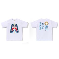 Bape Tiger Camo T-Shirt Black White
