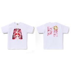 Bape Tiger Camo T-Shirt Black White