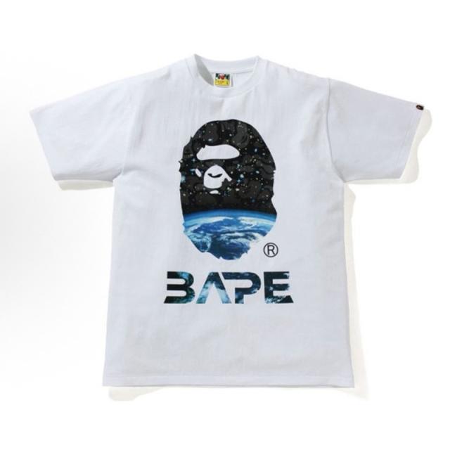 Bape Space T-Shirt Black White