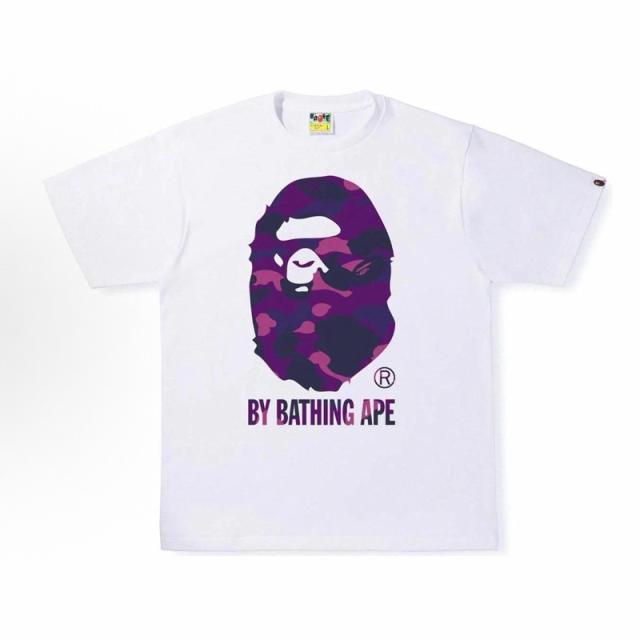 Bape Purple Camo T-Shirt Black White