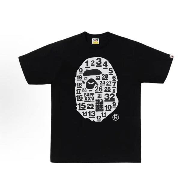 Bape Anniversary T-Shirt Black White