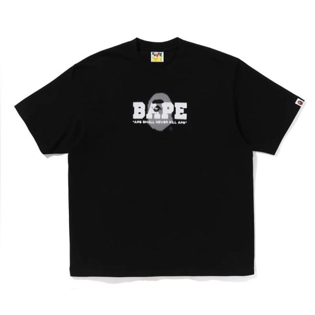 Bape T-Shirt Black White