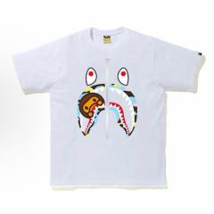 Bape Babymilo Shark T-Shirt Black White