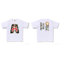 Bape Tiger Camo T-Shirt Black White