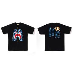 Bape Tiger Camo T-Shirt Black White