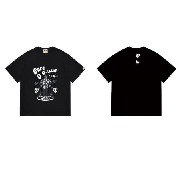 Bape T-Shirt Black White