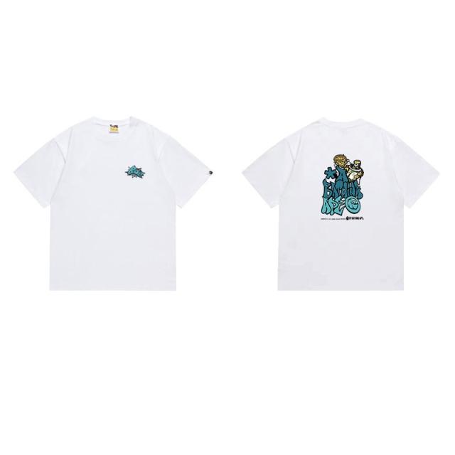 Bape T-Shirt Black White