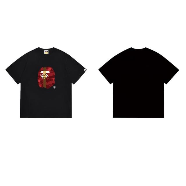 Bape T-Shirt Black White
