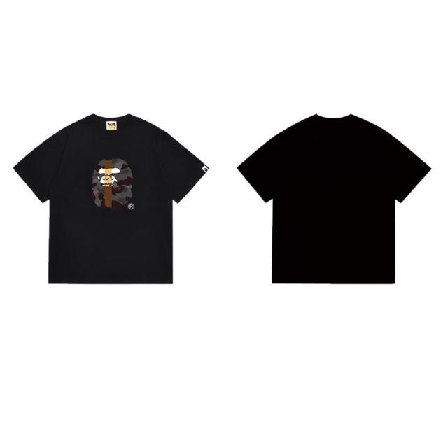 Bape T-Shirt Black White