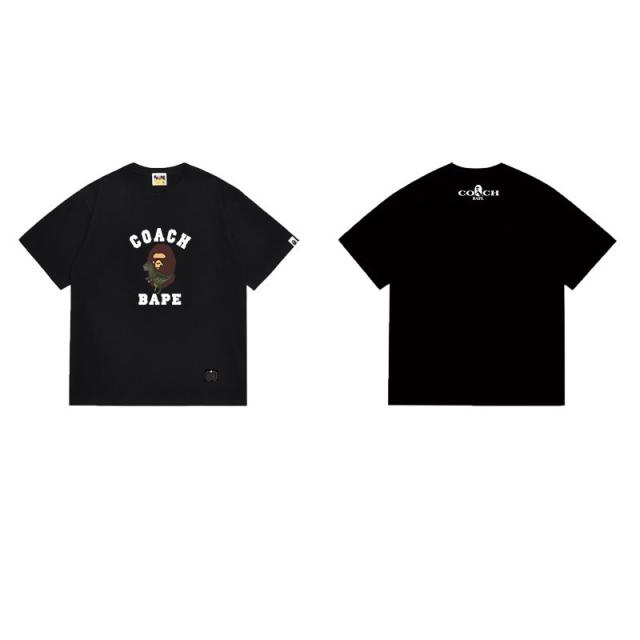 Bape T-Shirt Black White