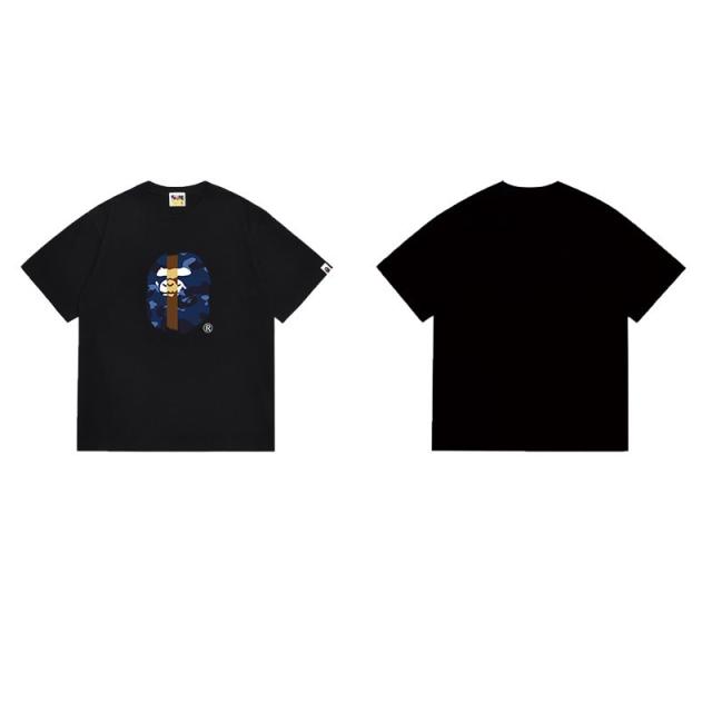 Bape T-Shirt Black White