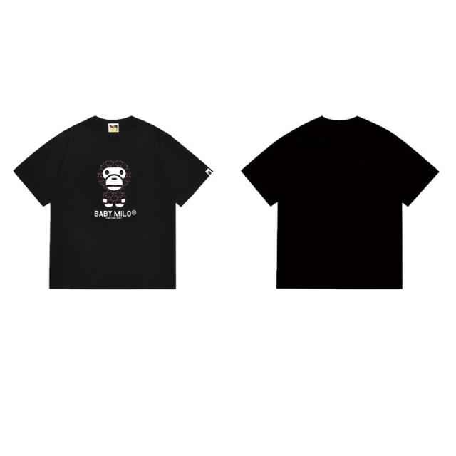 Bape T-Shirt Black White
