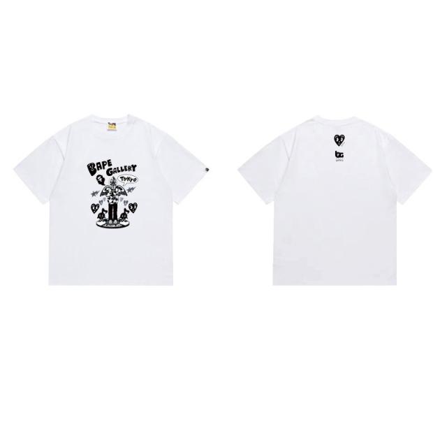 Bape T-Shirt Black White