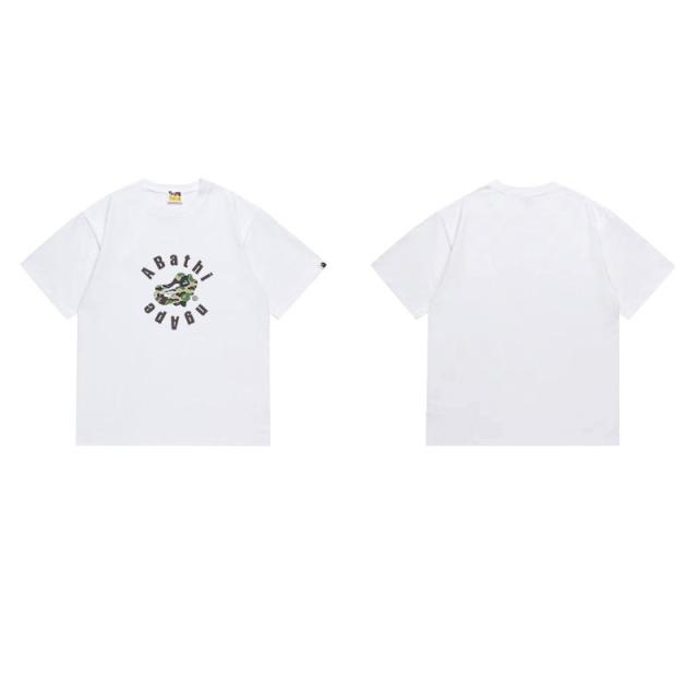 Bape T-Shirt Black White