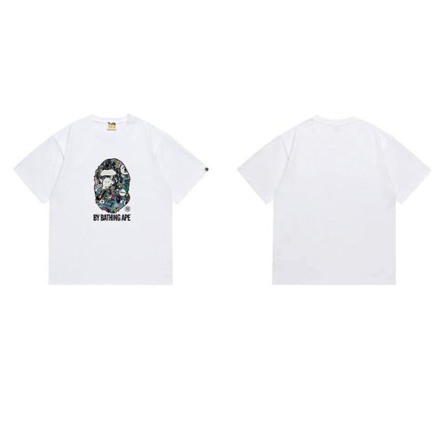 Bape T-Shirt Black White