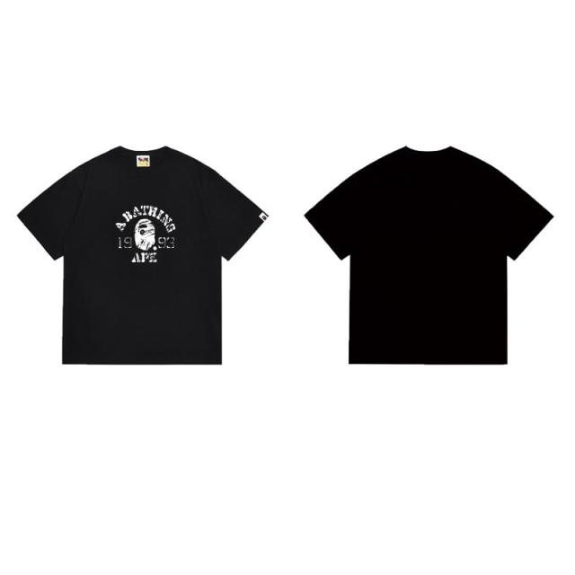 Bape T-Shirt Black White