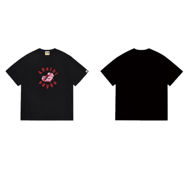 Bape T-Shirt Black White