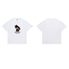 Bape Gragon Ball Goku T-Shirt Black White