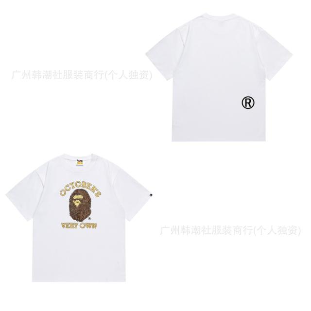 Bape T-Shirt Black White