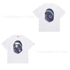 Bape Tie Dye T-Shirt Black White