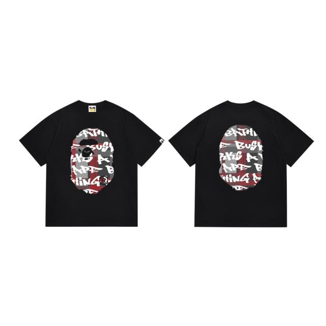 Bape T-Shirt Black White