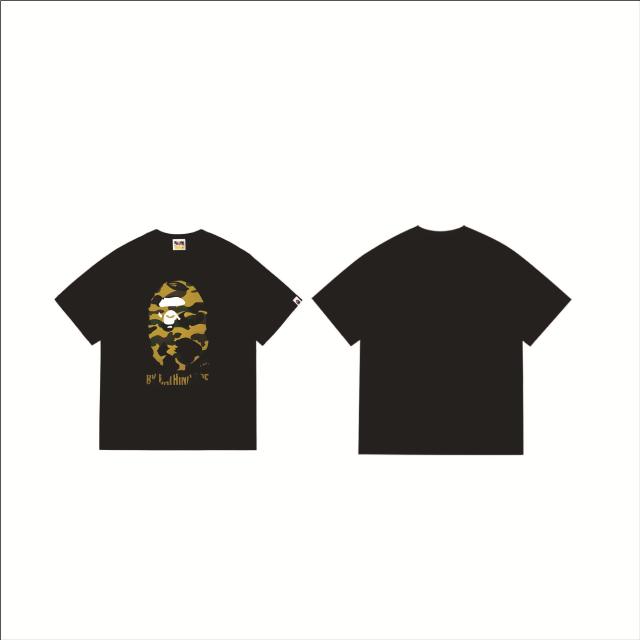 Bape T-Shirt Black White