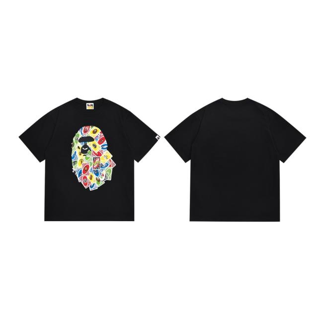 Bape T-Shirt Black White
