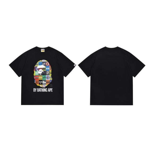 Bape T-Shirt Black White