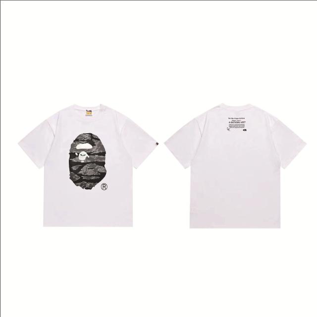 Bape T-Shirt Black White