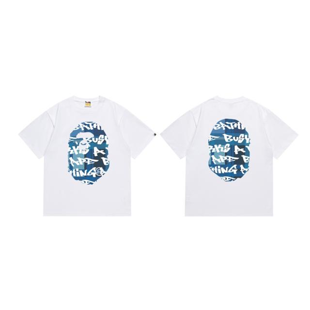 Bape T-Shirt Black White