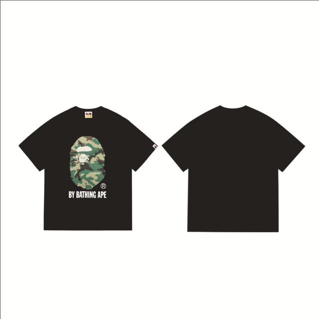 Bape T-Shirt Black White
