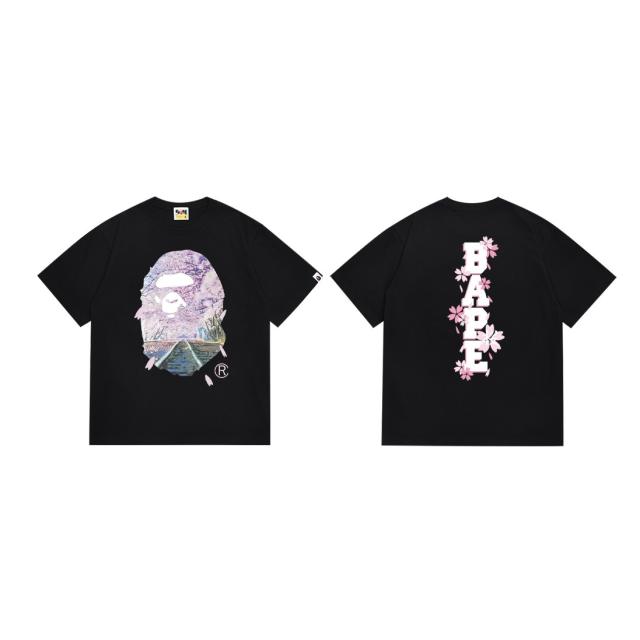 Bape T-Shirt Black White