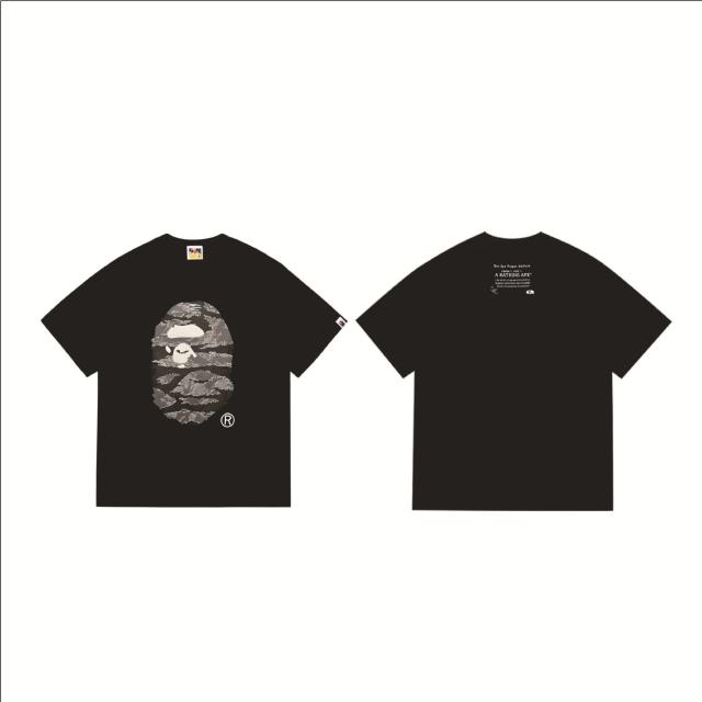 Bape T-Shirt Black White