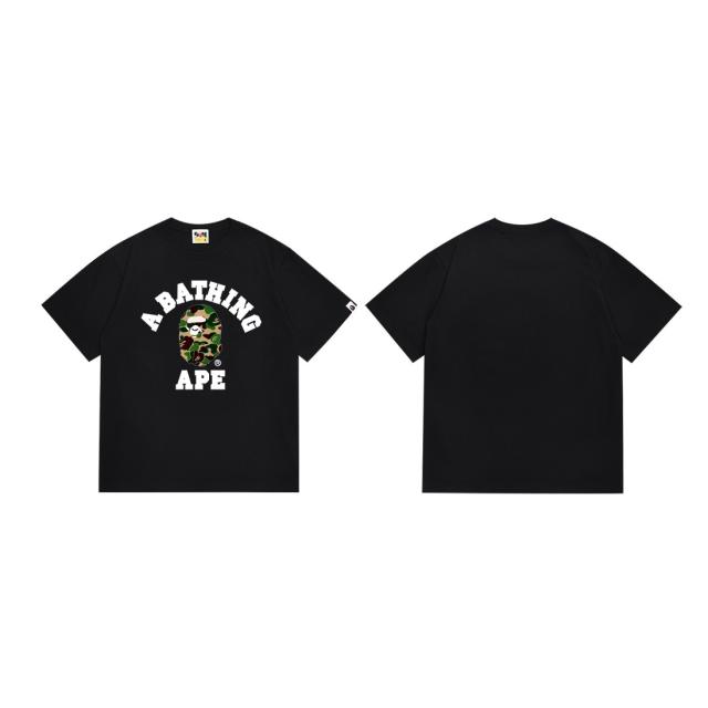 Bape T-Shirt Black White