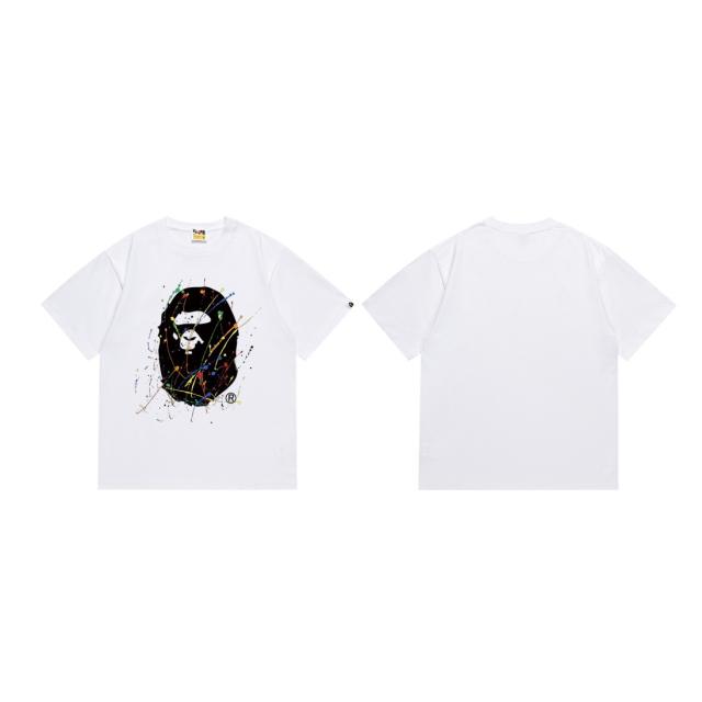 Bape T-Shirt Black White