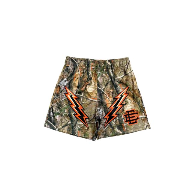 1:1 quality version Lightning & Dead Branches Print Mesh Shorts 3 colors 28893314