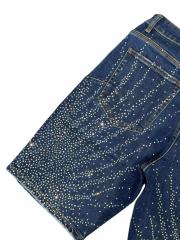 1:1 quality version Water Grass Star Dot Rhinestone Denim Shorts 2 colors 28920229