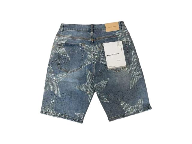 1:1 quality version Five-Pointed Star Galaxy Rhinestone Denim Shorts 2 colors 28920230
