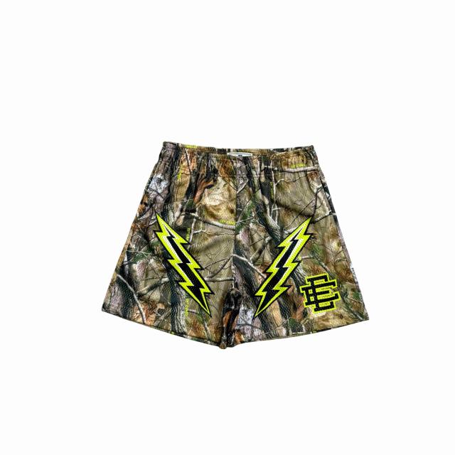 1:1 quality version Lightning & Dead Branches Print Mesh Shorts 3 colors 28893314