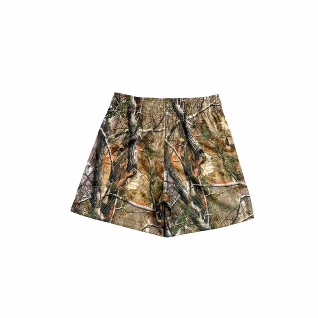 1:1 quality version Lightning & Dead Branches Print Mesh Shorts 3 colors 28893314