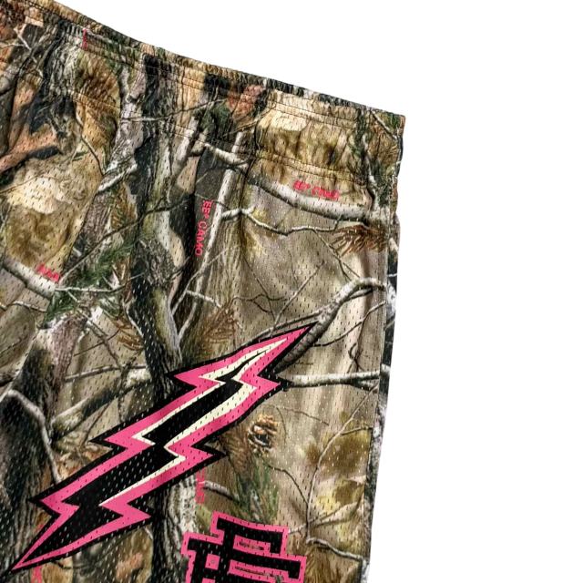 1:1 quality version Lightning & Dead Branches Print Mesh Shorts 3 colors 28893314