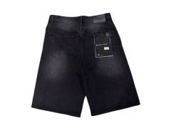 1:1 quality version Side Double Column Colorful Hot Drilling Denim Shorts 2 colors 28920223